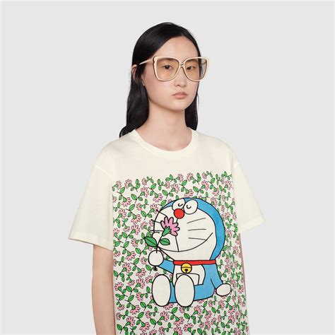 gucci doraemon t-shirt